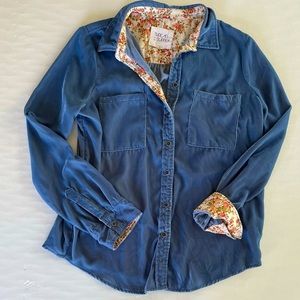 Thread & Supply Velvet Button Up